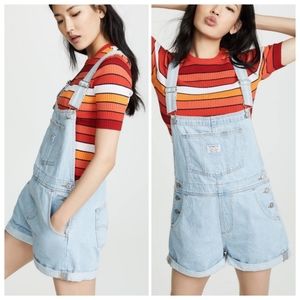 LEVI'S Vintage Denim Shortalls Short Overalls